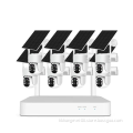 EseeCloud 8CH 4MP WiFi NVR Kit: Solar-Powered PTZ CCTV Security Camera System
